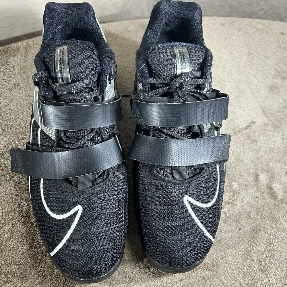 Nike Romaleos 4 Black White Weightlifting Gym Shoes CD3463-010 Mens Sz 14